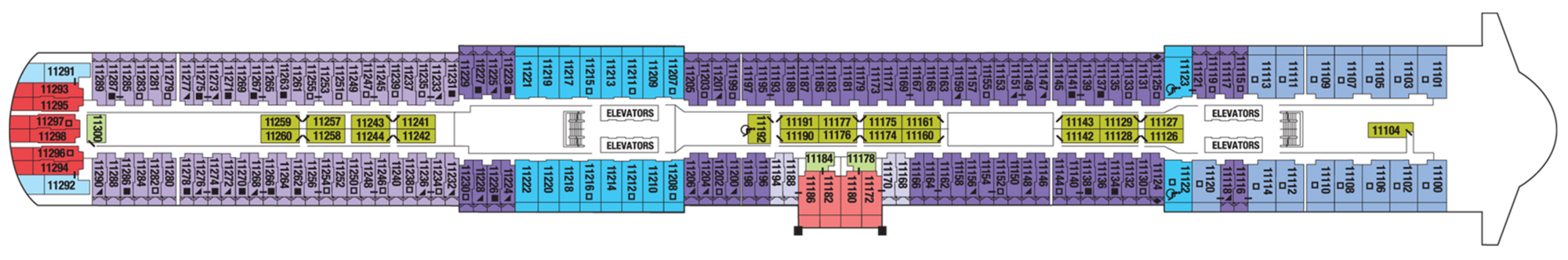 Deck 11 plan
